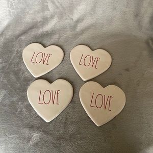 Rae Dunn Love Coasters